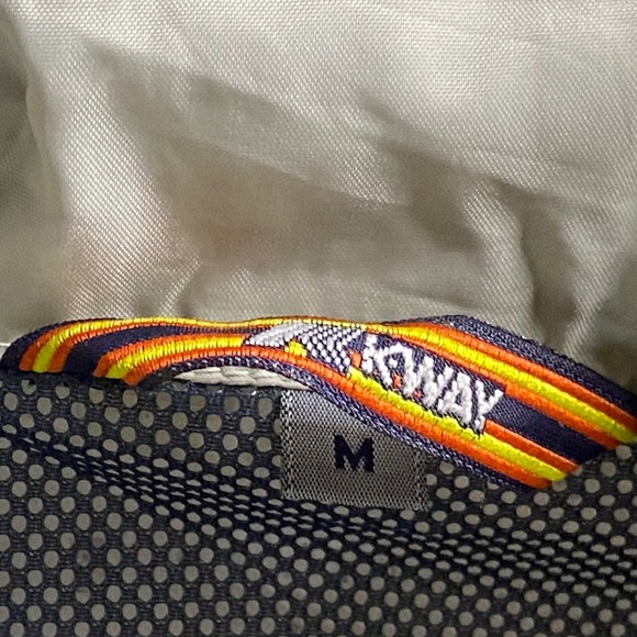 K-Way Windbreaker Jacket Carson Valley Inn Casino Logo Full Zip M - Picture 3 of 5